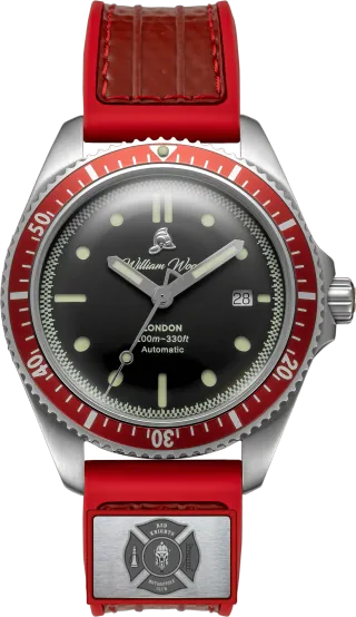 William Wood Red Knights International Motorcycle Club Watch