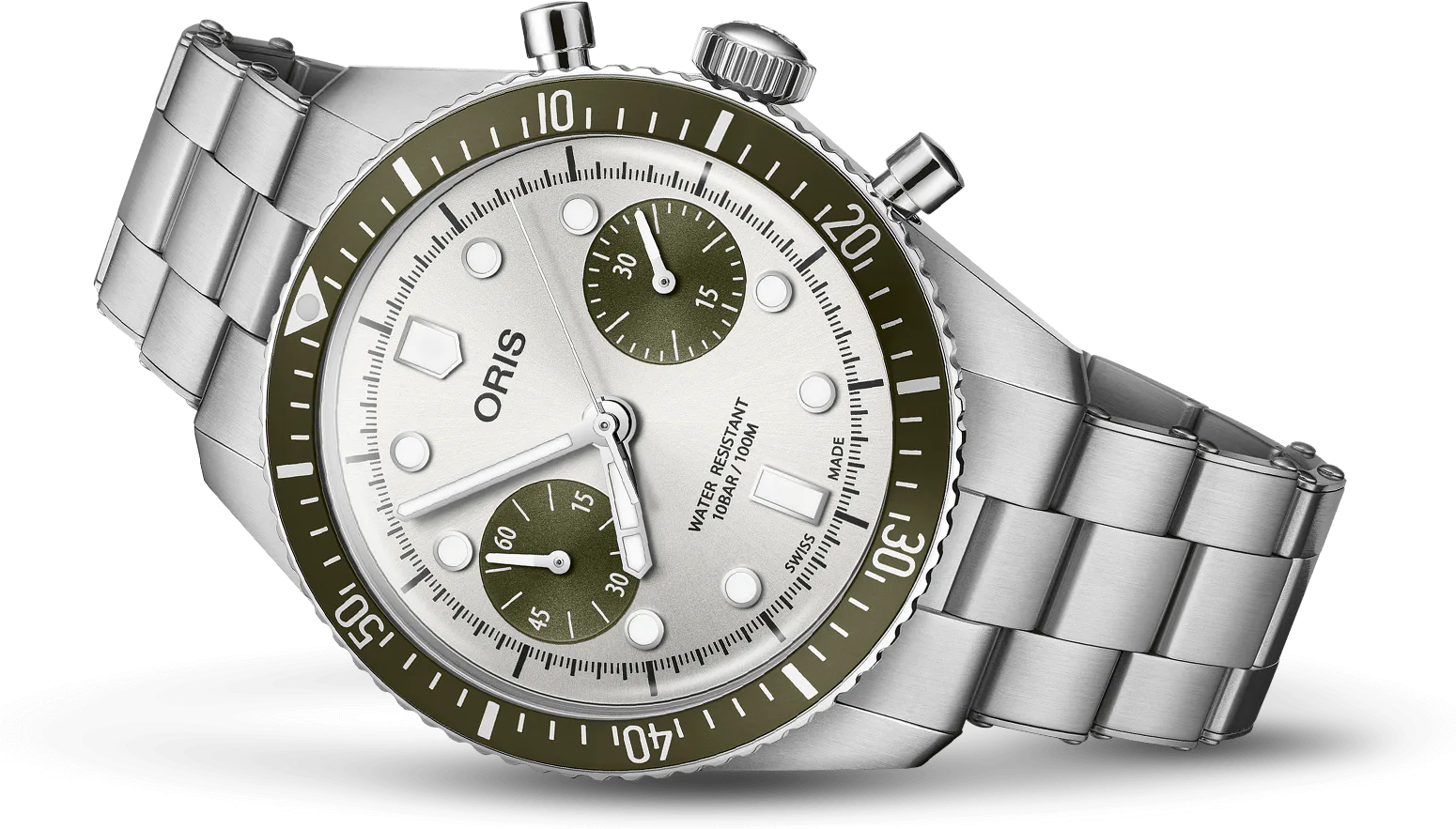 Oris Divers Sixty‑Five Chronograph — alternative to Longines LONGINES SPIRIT FLYBACK TITANIUM