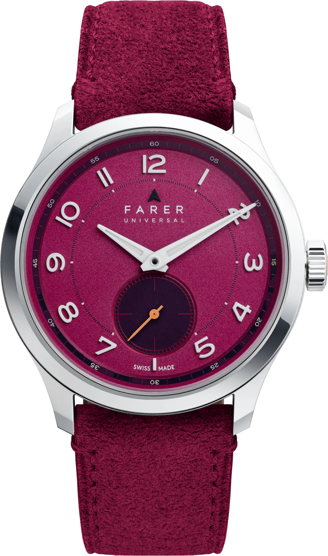 Farer LISSOM — alternative to NOMOS Glashütte Club Campus deep pink