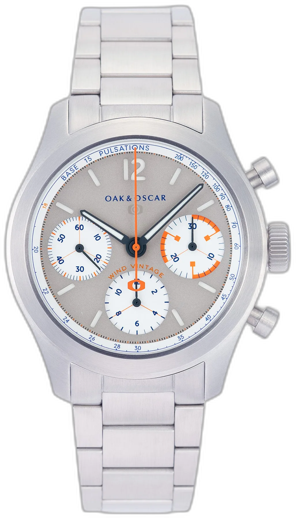 Oak & Oscar The Atwood Wind Vintage Edition — alternative to Islander Islander Bridgehampton Racing Chronograph with Asphalt Black Dial #ISL-234