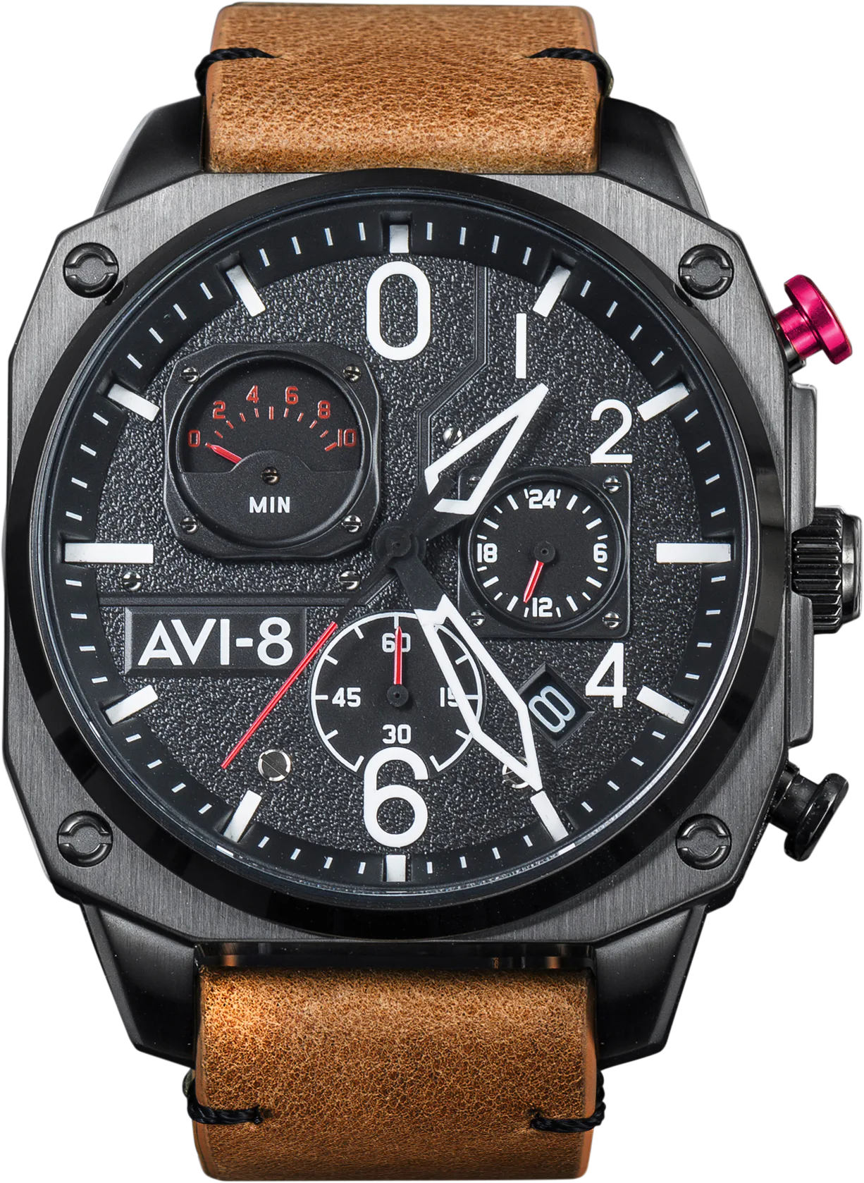 AVI-8 Hawker Hunter Retrograde Chronograph — alternative to Ikepod Chronopod C001