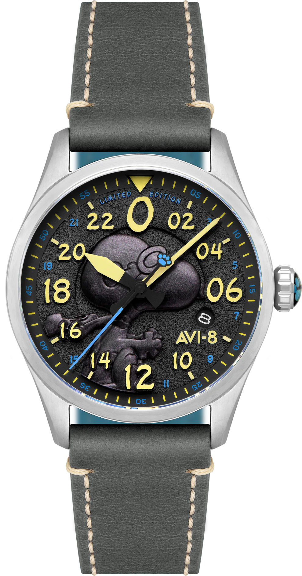 AVI-8 Spitfire Snoopy Flying Ace 24-Hour Automatic Limited Edition — alternative to Praesidus Tmi Nh35 36mm