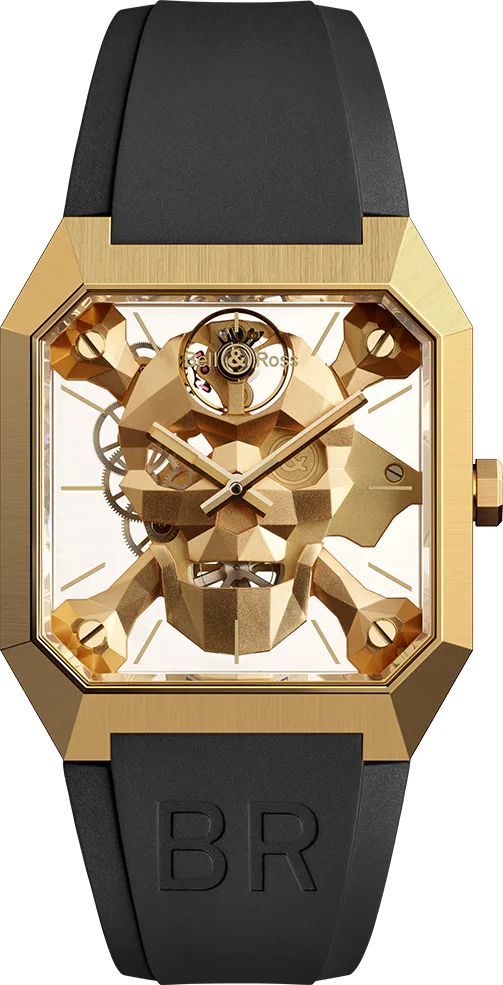 Bell & Ross BR-01 Cyber Skull Bronze — alternative to Tissot T-Complication Squelette