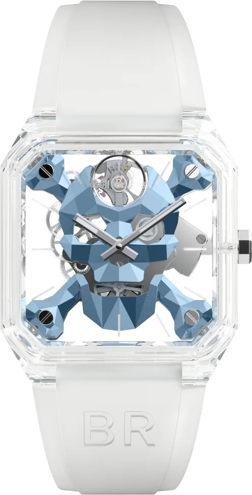 Bell & Ross BR-01 Cyber Skull Sapphire Ice Blue — alternative to Bell & Ross BR-X3 TOURBILLON MICRO-ROTOR