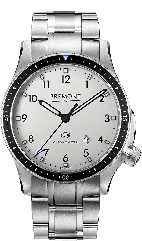 Bremont Model 1 Stainless White — alternative to Vario White (Steel)