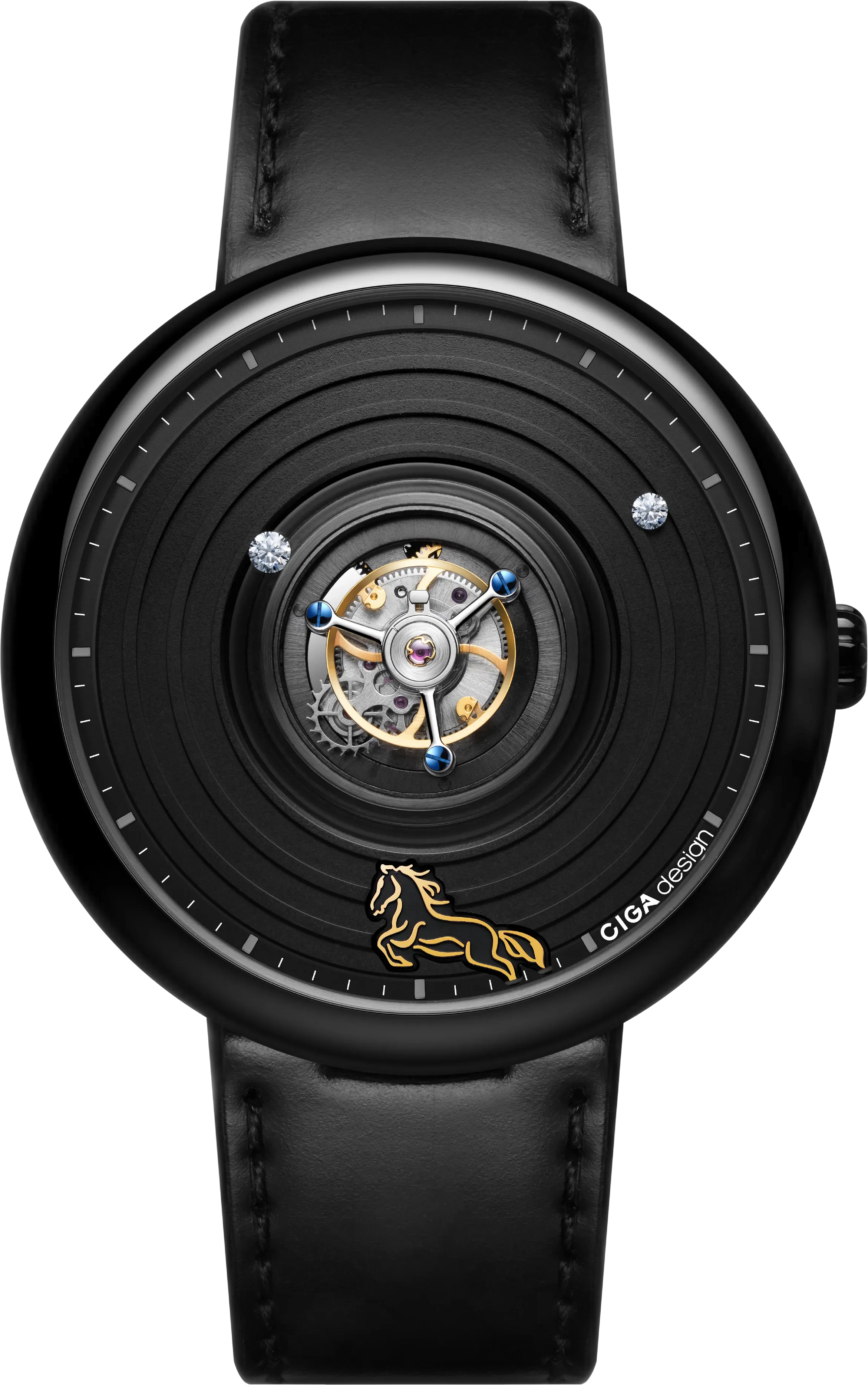 CIGA Design CHINESE ZODIAC YEAR OF THE HORSE — alternative to Sugess Tourbillon Master S454