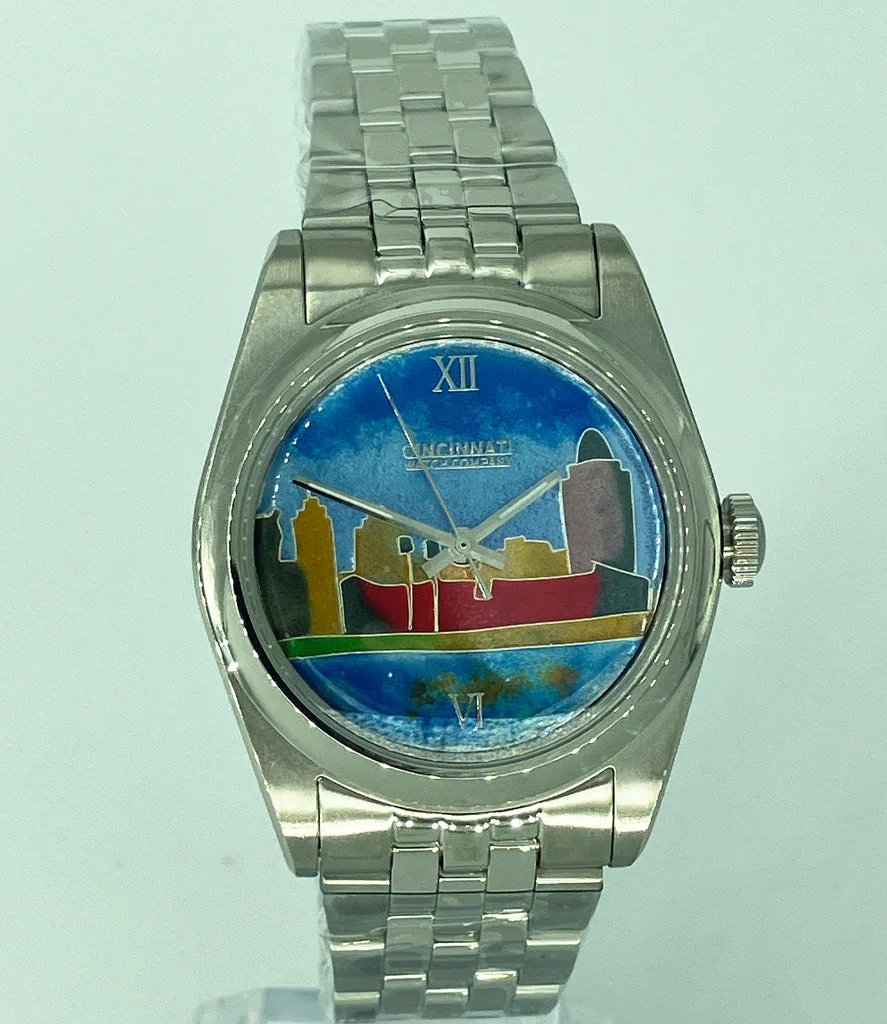 Cincinnati Watch Company Cincinnati's Riverfront #1 — alternative to Monta Black