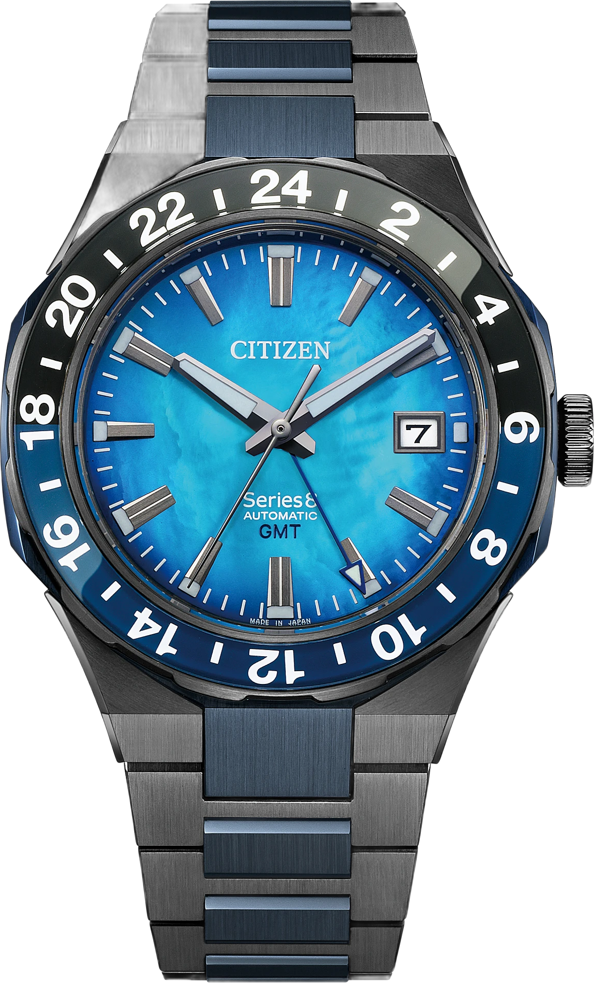 Citizen Series 8 880 GMT Black DLC — alternative to Studio Underd0g Open