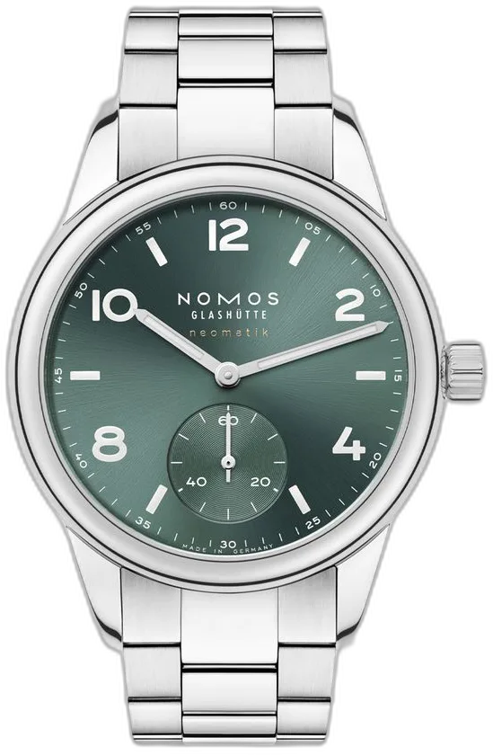 NOMOS Glashütte Club Sport neomatik petrol — alternative to anOrdain Model 2