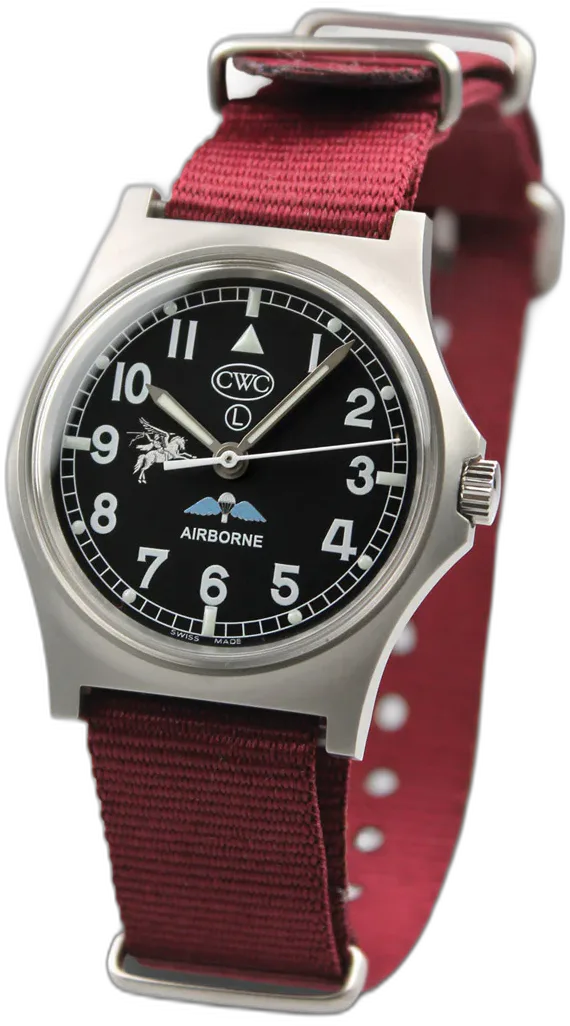CWC Pegasus Airborne G10 Quartz Watch — alternative to AVI-8 Flyboy Airmaster 40 Meca-Quartz Snoopy Flying Ace (Doghouse Green)