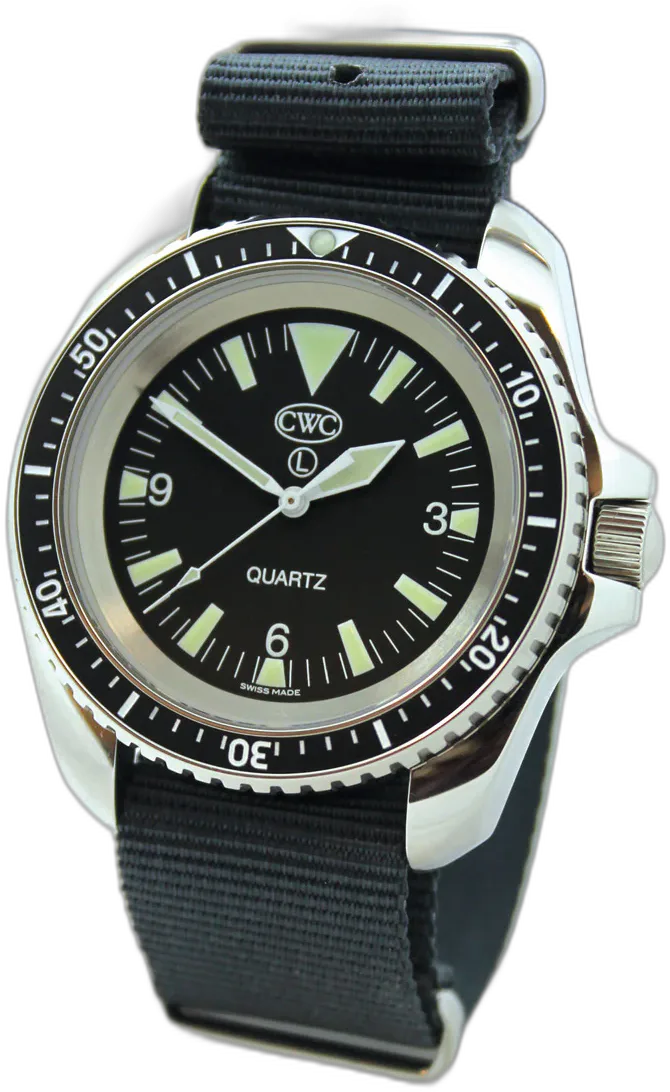 CWC Quartz Divers Watch Mk.2 Polished Case — alternative to Citizen Brycen