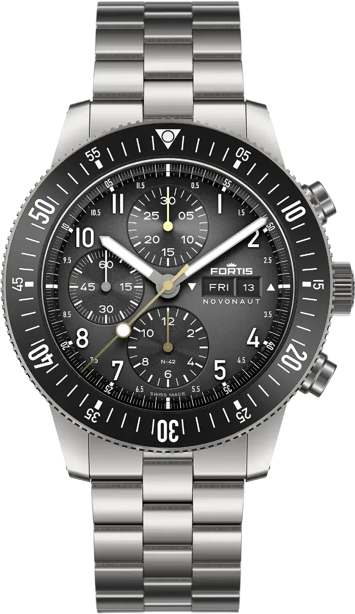 Fortis Novonaut N-42 — alternative to Longines LONGINES SPIRIT FLYBACK TITANIUM