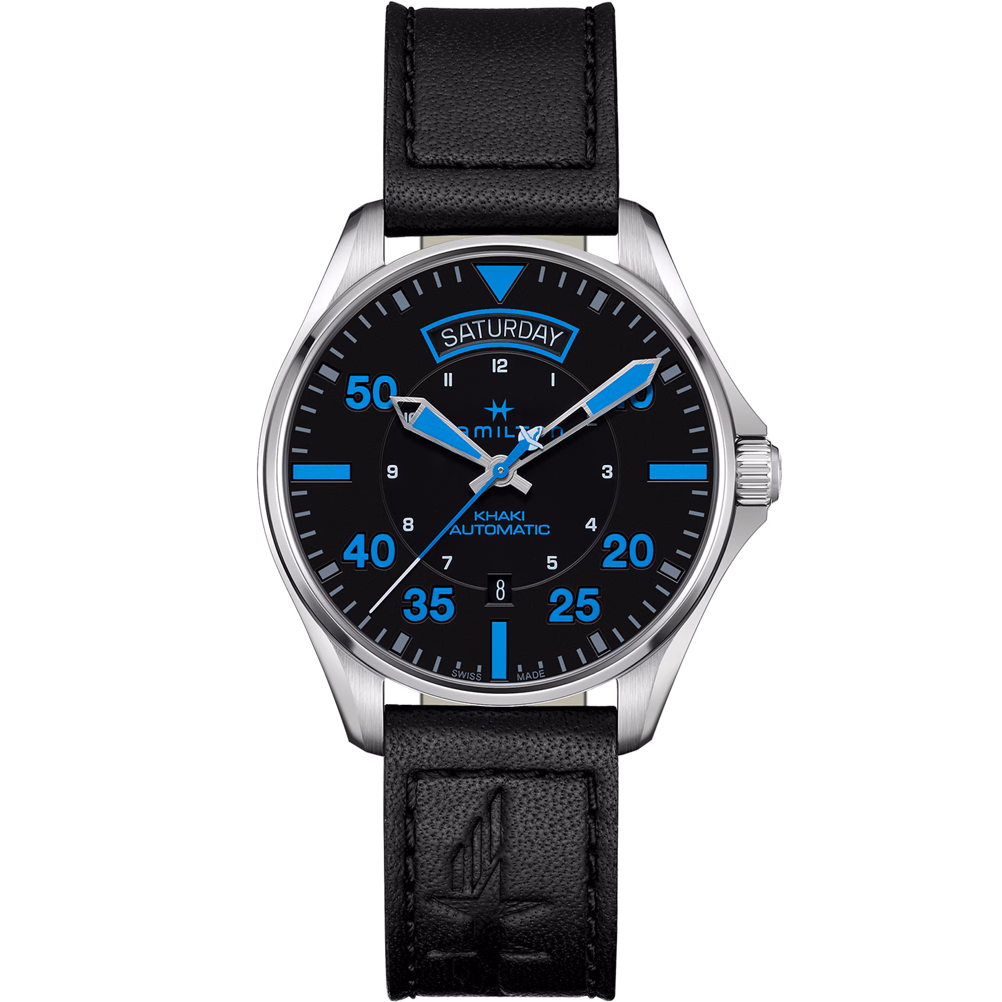 Hamilton Khaki Aviation Pilot Day-Date - Air Zermatt Auto — alternative to Longines LONGINES PILOT MAJETEK PIONEER EDITION