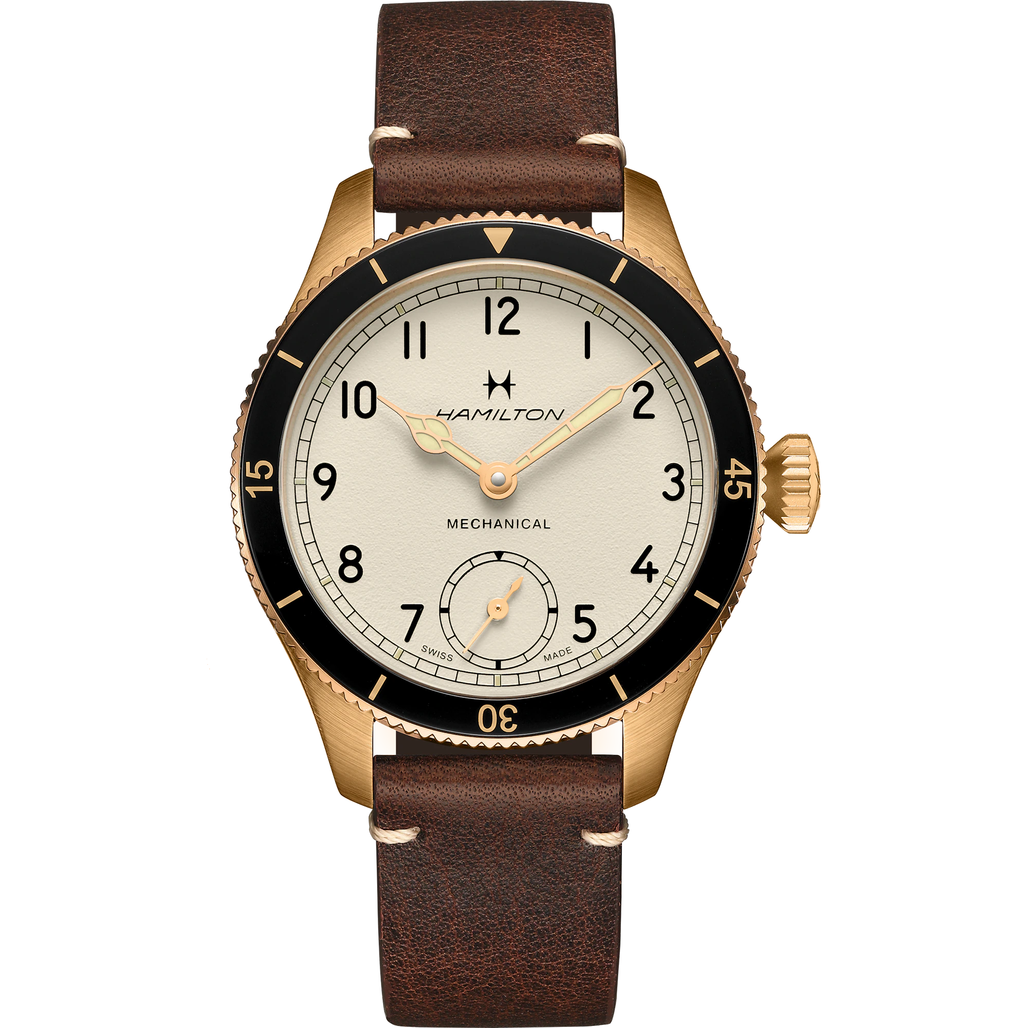 Hamilton Khaki Aviation Pilot Pioneer Mechanical Bronze — alternative to Vario White (Steel)