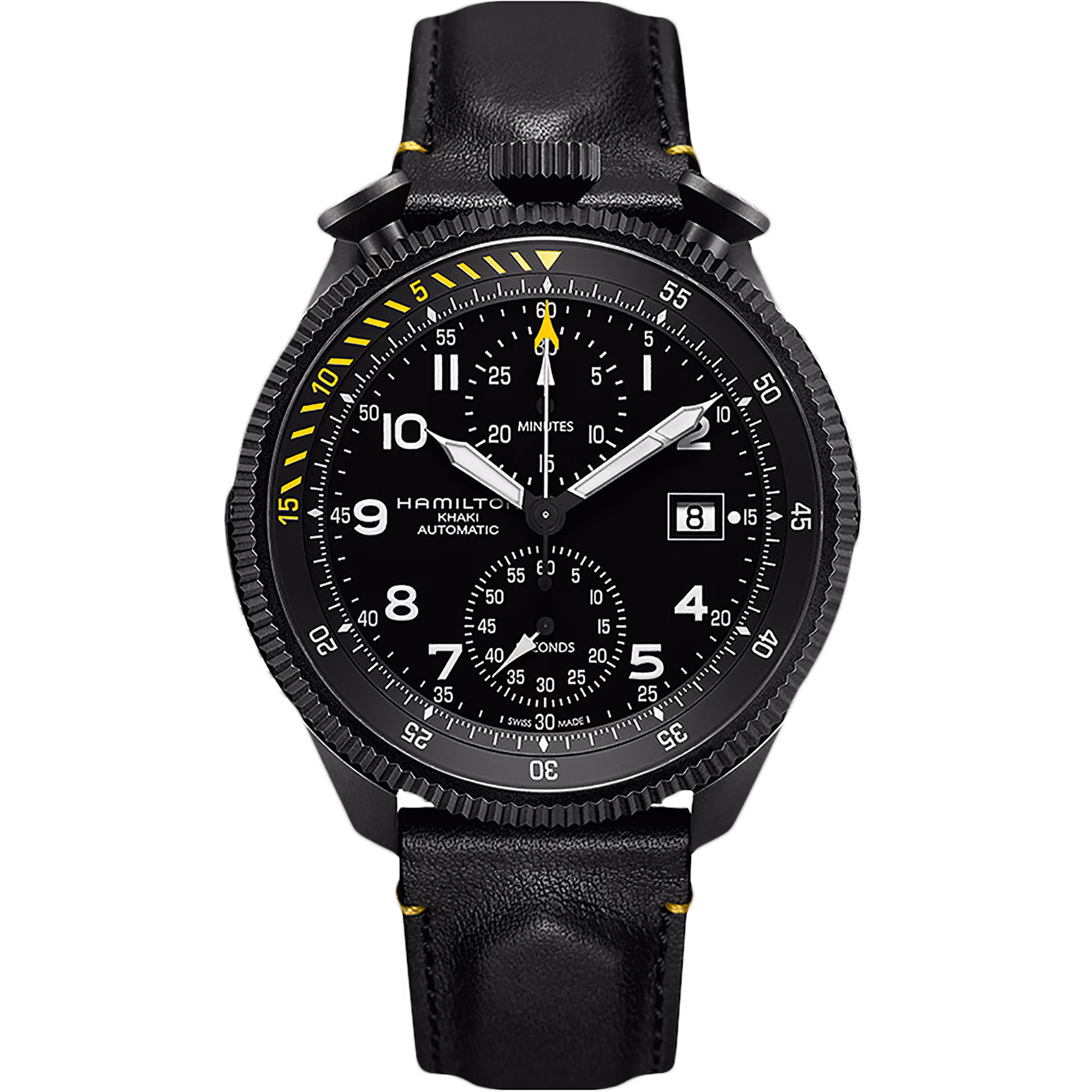 Hamilton Khaki Aviation Takeoff Auto Chrono — alternative to Longines LONGINES SPIRIT FLYBACK TITANIUM
