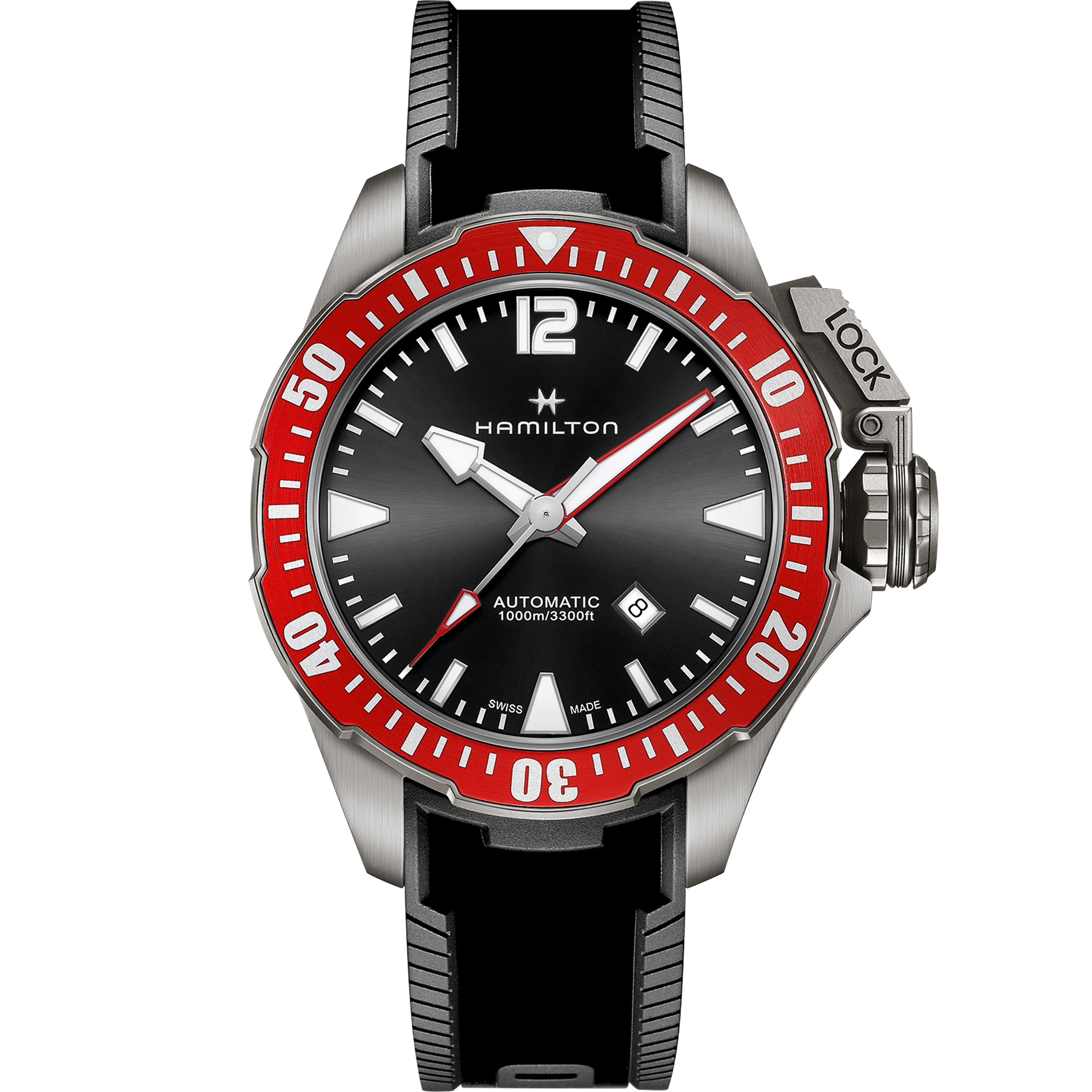 Hamilton Khaki Navy Frogman Titanium Auto — alternative to Marathon Arctic OSAR 46mm Automatic