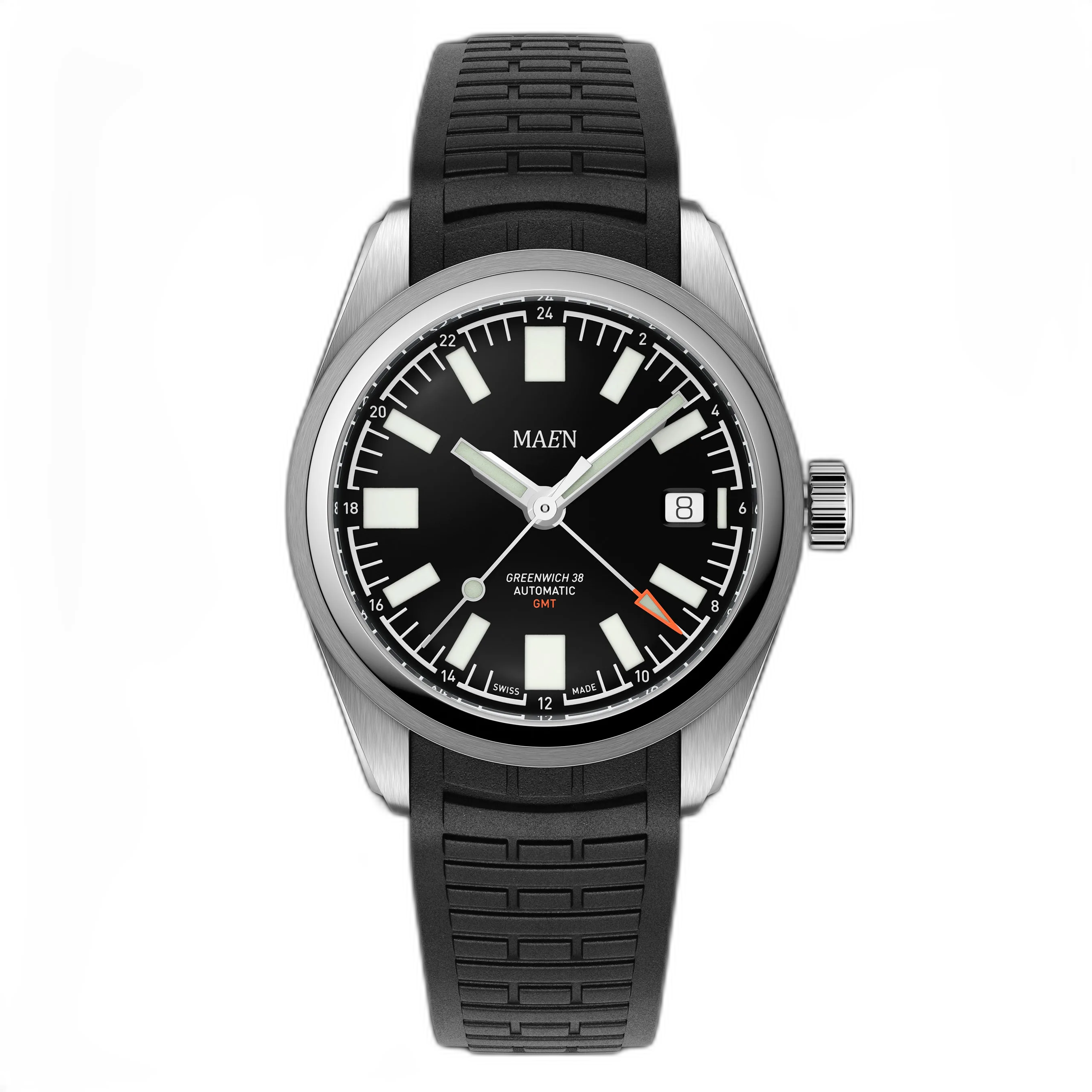 Maen Greenwich 38 GMT — alternative to Seiko Presage Classic Series “Craftsmanship” Urushi Lacquer Dial