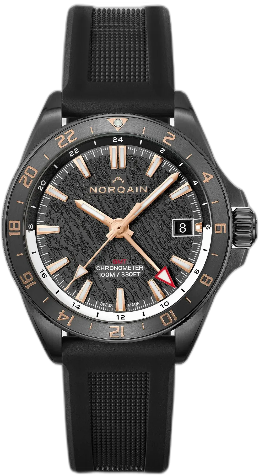 Norqain NEVEREST GMT Glacier 41mm — alternative to Tissot Pinarello