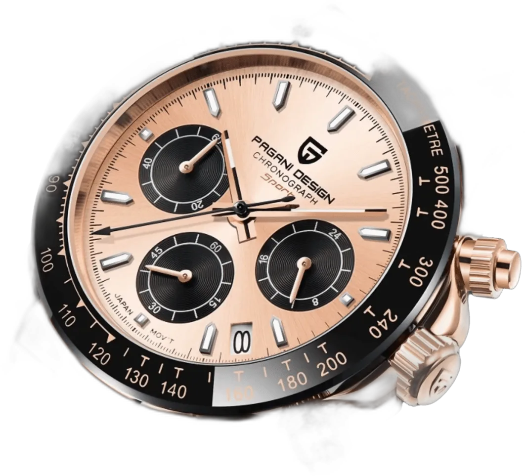 Pagani Design PD-1664 — alternative to AVI-8 DESERT BLACK Dual Time