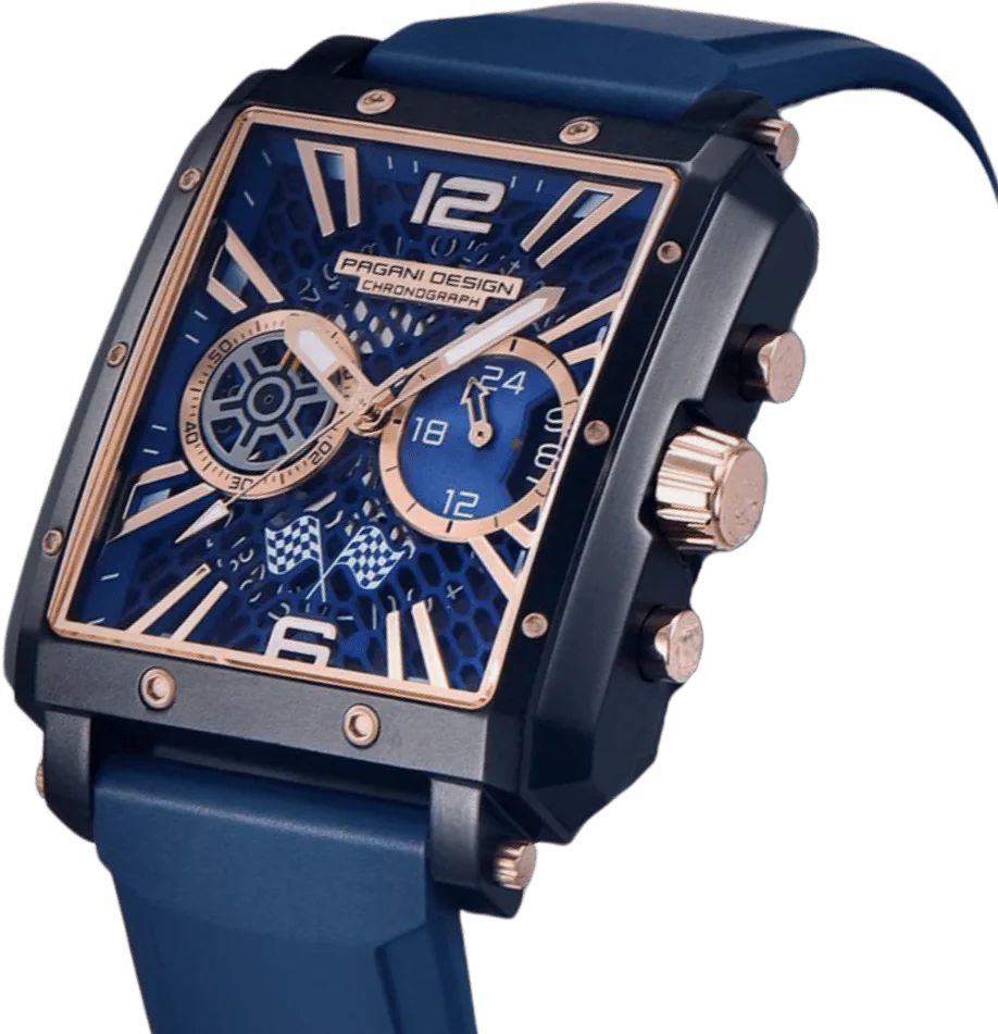 Pagani Design PD-1725 — alternative to AVI-8 DESERT BLACK Dual Time