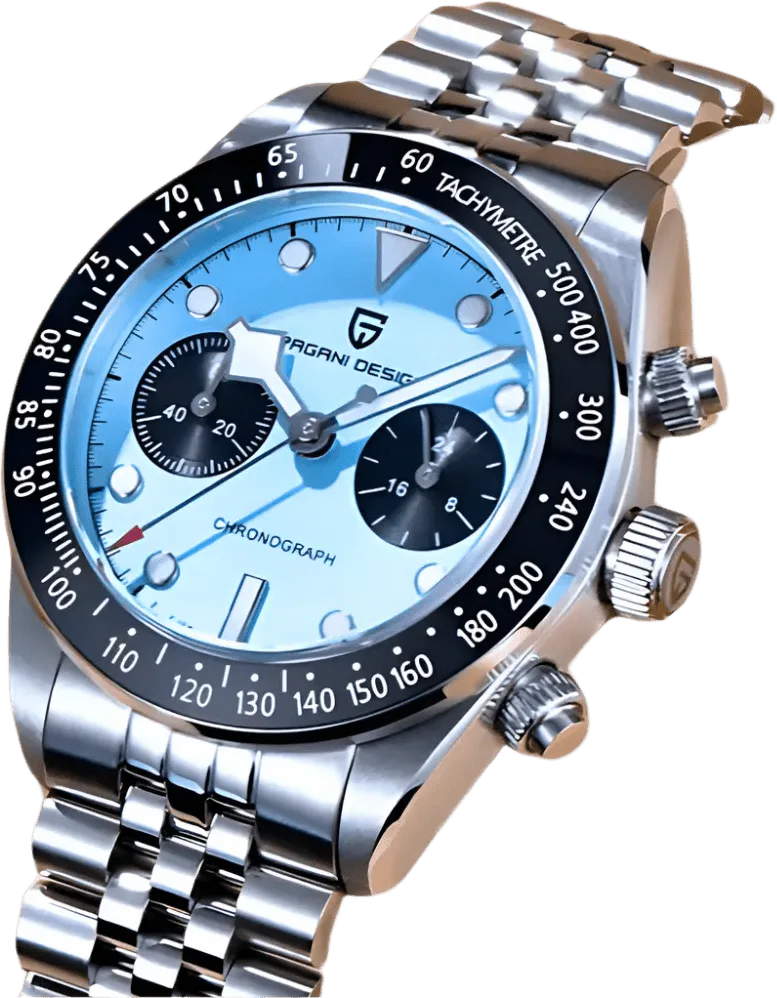 Pagani Design PD-1813 — alternative to Nivada Grenchen F77 Chrono Mecaquartz