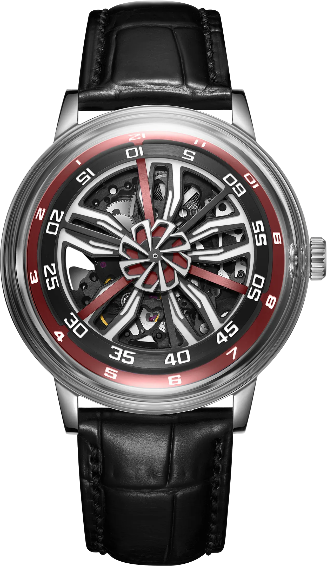 Oblvlo SCM Skeleton — alternative to Norqain Wild ONE Skeleton 42mm Gold