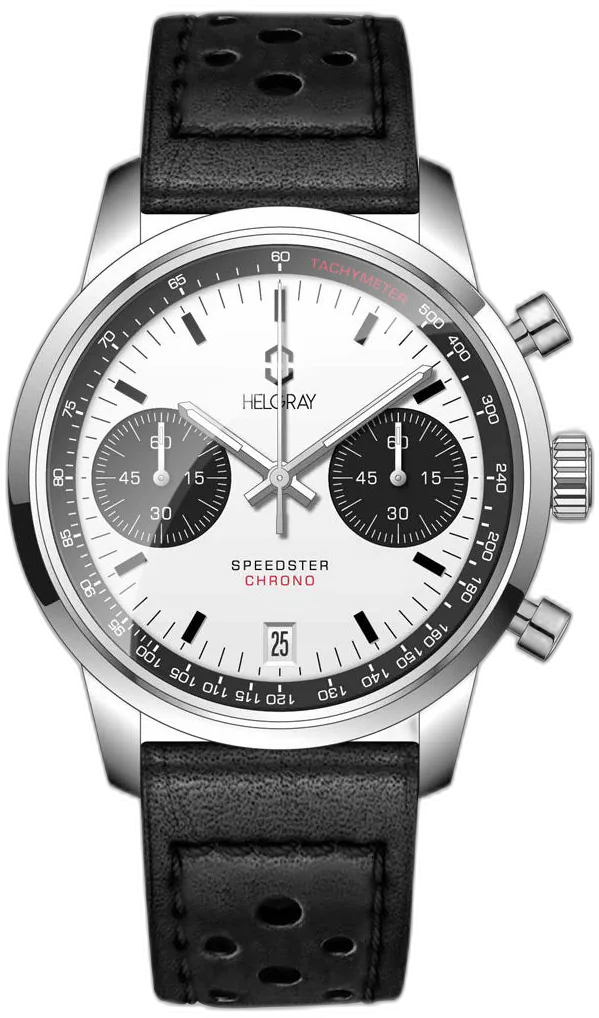 Helgray Speedster (Silver Panda) — alternative to Bell & Ross WW2 MILITARY TOURBILLON ROSE GOLD