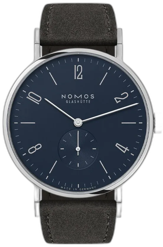NOMOS Glashütte Tangente 38 midnight blue — alternative to NOMOS Glashütte Orion 38 gray