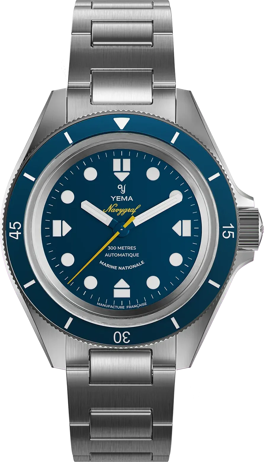 Yema Navygraf Marine Nationale CMM.10 — alternative to Citizen Tsuyosa Shore