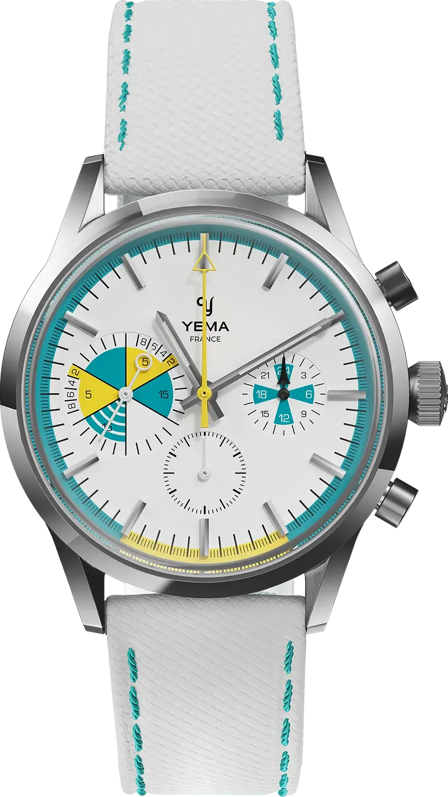 Yema Yachtingraf Croisière Meca-Quartz — alternative to AVI-8 Dambuster Gibson Dual Time Chronograph Airfix Edition