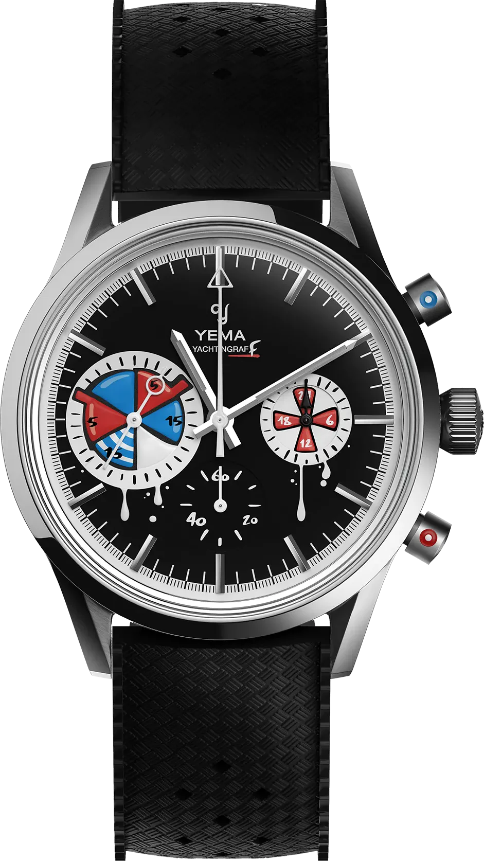 Yema Yachtingraff Seconde/Seconde/ — alternative to AVI-8 Dambuster Gibson Dual Time Chronograph Airfix Edition