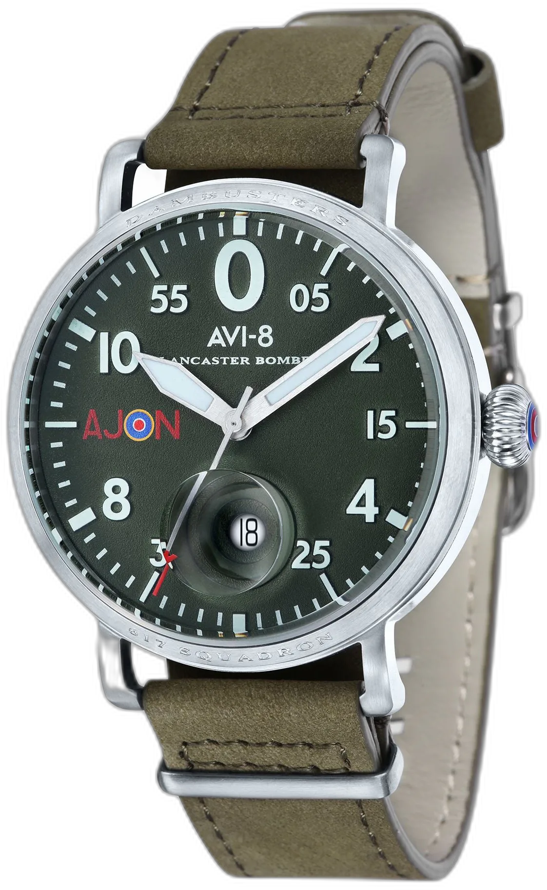 AVI-8 Lancaster Bomber Dambuster Japan Quartz — alternative to Yema Flygraf French Air & Space Force UTC Femme