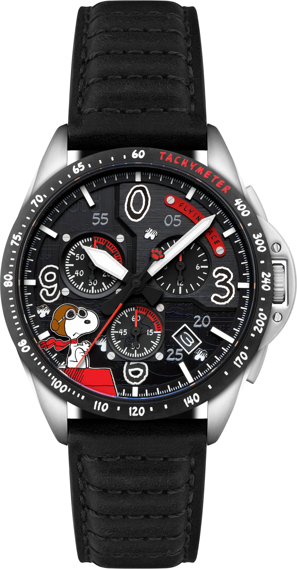 AVI-8 P-51 Mustang Blakeslee Chronograph Snoopy Flying Ace — alternative to Citizen FE7110