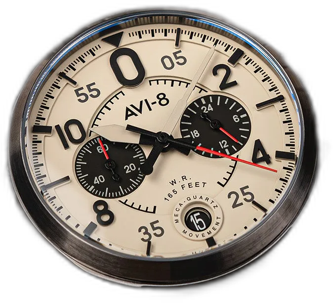 AVI-8 Spitfire Lock Chronograph — alternative to Islander Islander Rocky Point PVD Analog-Digital Watch with Black Dial #ISL-331