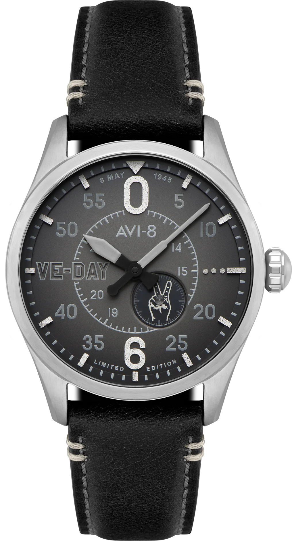 AVI-8 Spitfire Type 300 Automatic VE Day 80th Limited Edition — alternative to Ikepod Kaws HHTK03 Copy