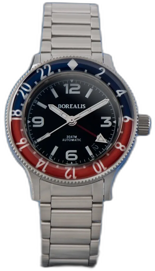 Borealis Watch Co. Sea Storm MK2 GMT — alternative to Magrette Moana Pacific Waterman GMT