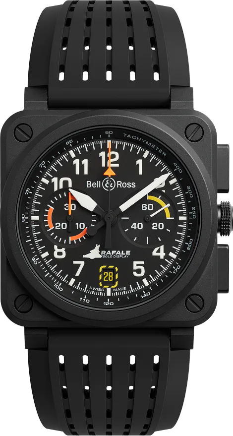 Bell & Ross BR-03 Chrono Rafale Solo Display — alternative to Seiko Prospex Sea 1970 Heritage Diver's Black Series Limited Edition