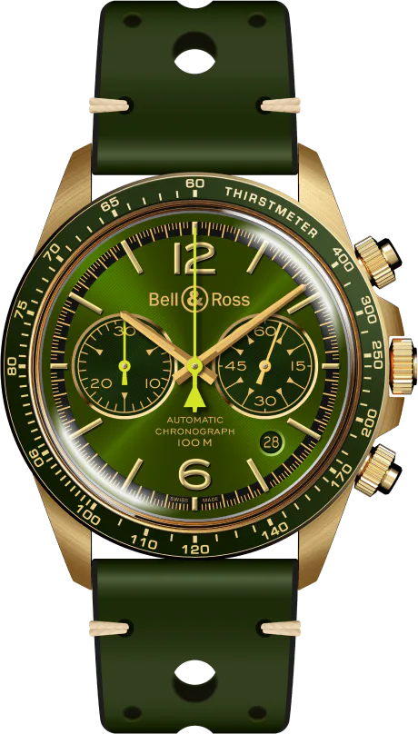 Bell & Ross BR V2-94 BELLYTANKER BRONZE — alternative to Sugess Seestern S471 Internal Rotating Bezel