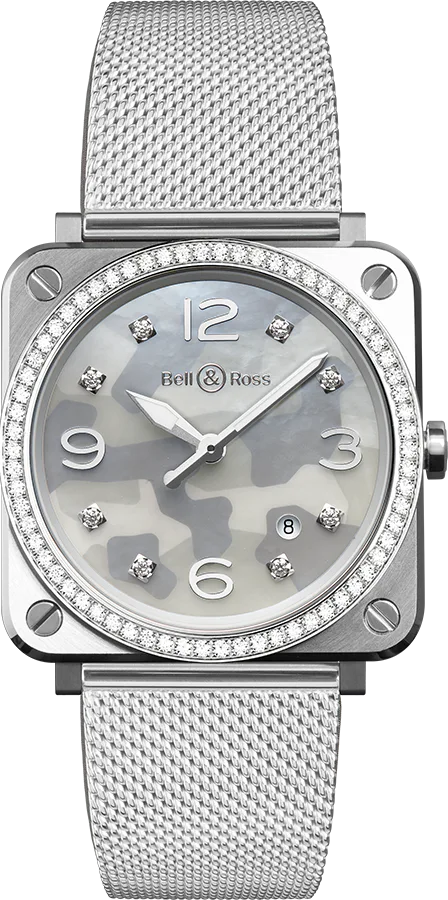 Bell & Ross BRS PINK DIAMOND EAGLE DIAMONDS — alternative to Yema Flygraf French Air & Space Force UTC Femme