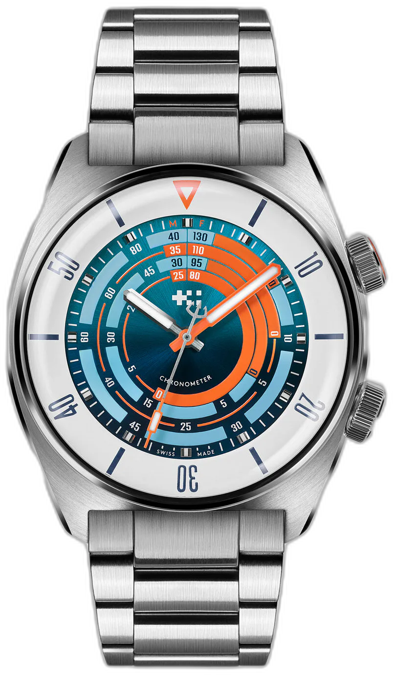 Christopher Ward C65 Super Compressor Elite — alternative to Spinnaker Hull California (Olive Oyl Red)