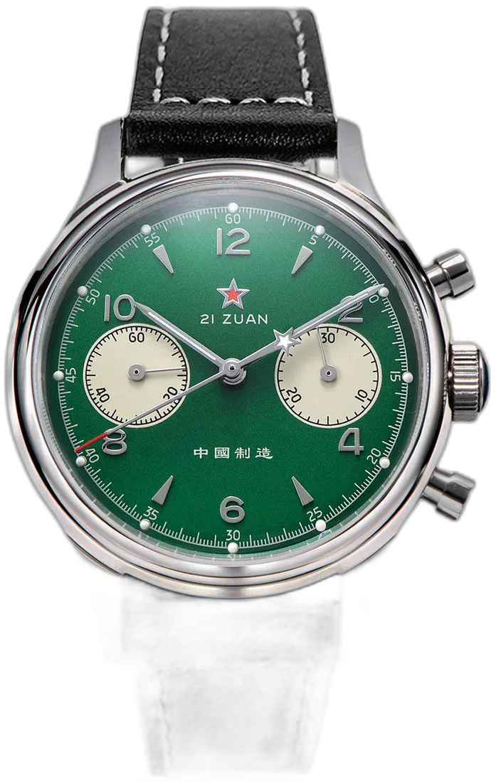 Sugess Chrono Heritage 1962 (SU1962) — alternative to Cincinnati Watch Company P-40 A-11 Pilot Black Automatic