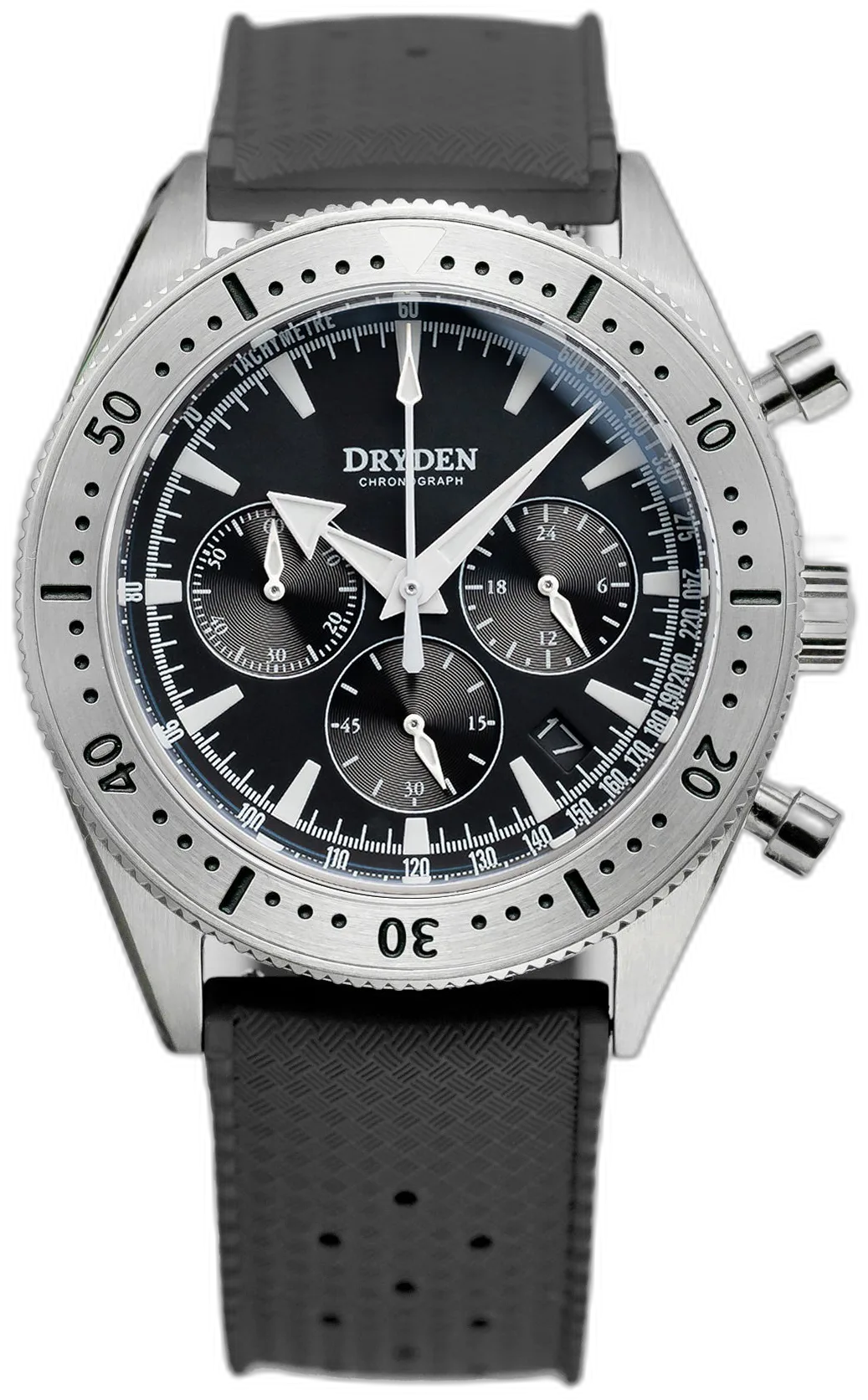 Dryden Chrono Diver Series 1 — alternative to Islander Islander Rocky Point PVD Analog-Digital Watch with Black Dial #ISL-331