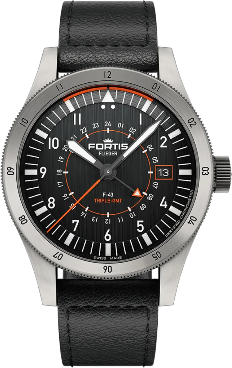 Fortis Flieger F-43 Triple-GMT