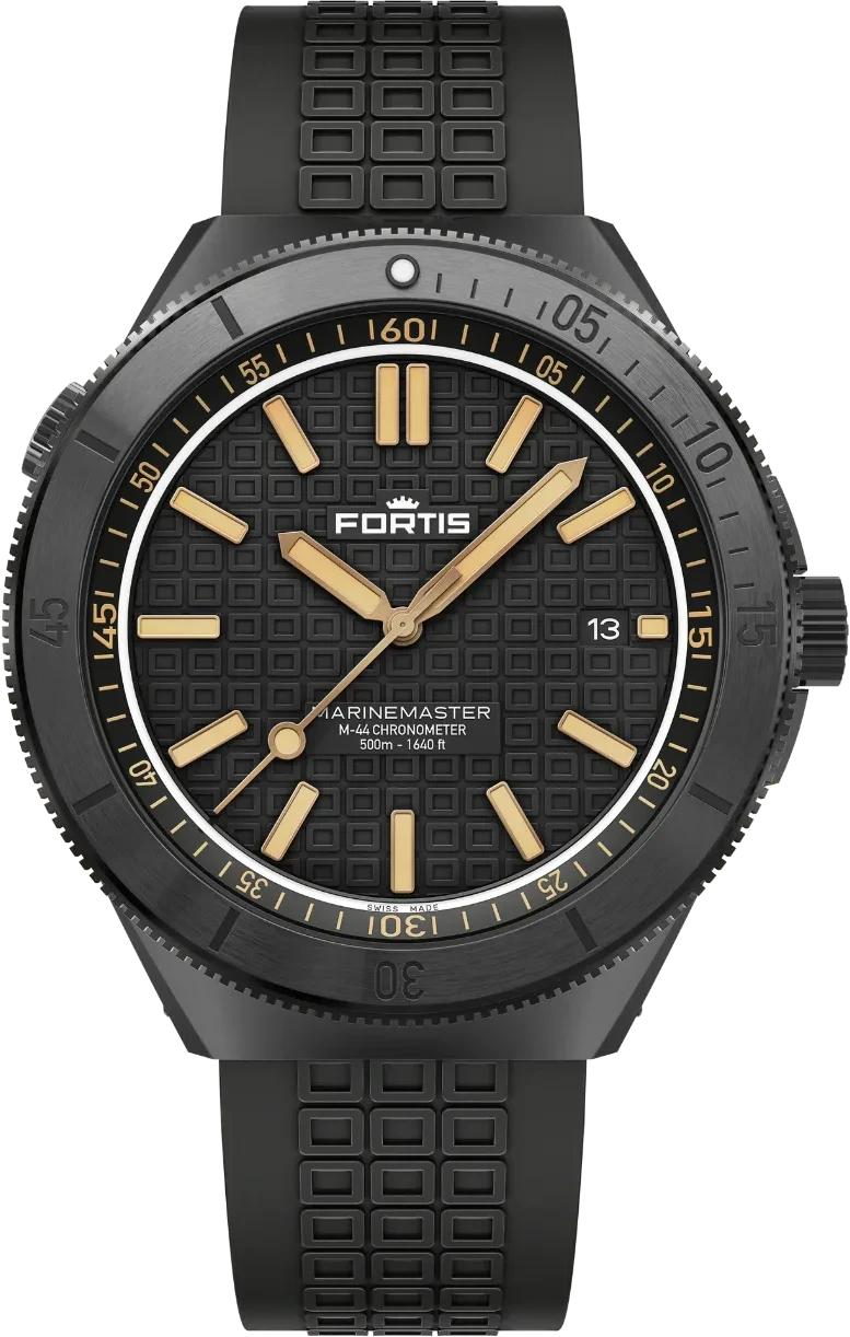Fortis Marinemaster M-44 DLC — alternative to Seiko Prospex Sea 1970 Heritage Diver's Black Series Limited Edition