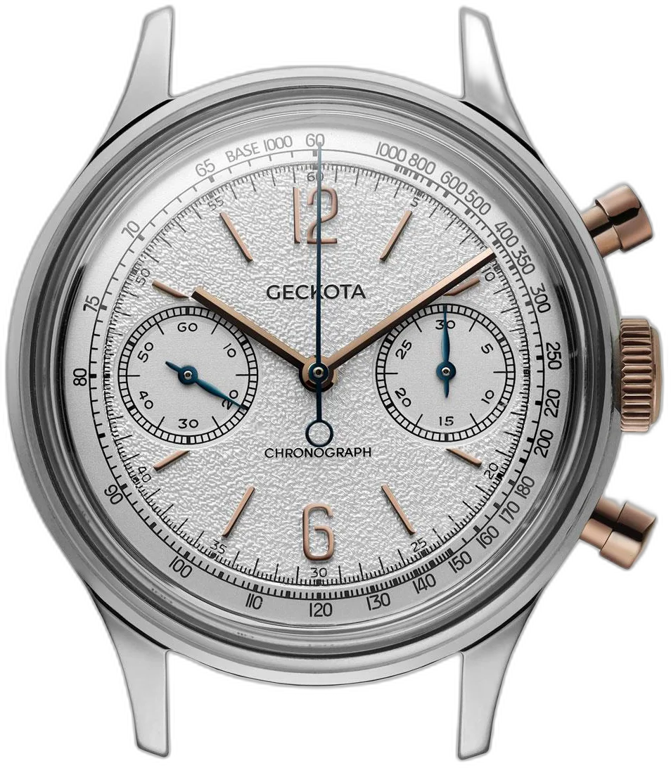 Geckota Workshop Chronograph — alternative to Yema Flygraf French Air & Space Force UTC Femme