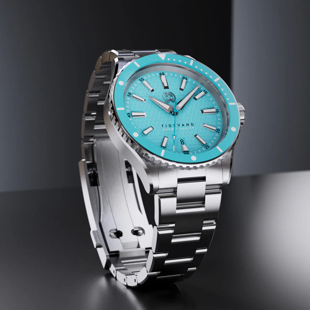 Henry Archer Tidevand — alternative to Islander Islander Northport Hi-Beat Automatic Dive Watch with Ocean Blue and White Ripple Dial #ISL-195