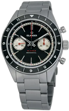 Islander Islander Bridgehampton Racing Chronograph with Asphalt Black Dial #ISL-234 — alternative to Longines LONGINES SPIRIT CHRONOGRAPH