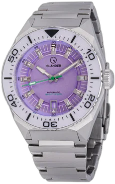 Islander Islander Kings Point Dive Watch with Lavender Dial #ISL-272 — alternative to Linde Werdelin Oktopus Volcano