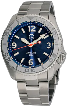 Islander Islander Red October V2 Dive Watch with Radiant Blue Dial #ISL-323 — alternative to Spinnaker Fleuss Pearl Diver Nessie