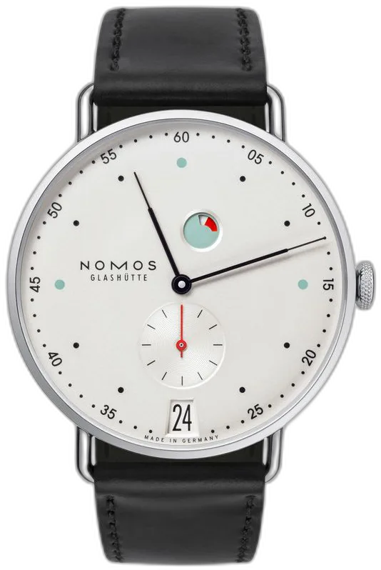 NOMOS Glashütte Metro date power reserve — alternative to NOMOS Glashütte Tangente date power reserve